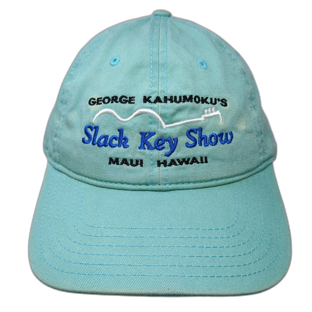 OTTO Baseball Cap Blue One Size Adjustable Maui Hawaii Slack Key Show Hat